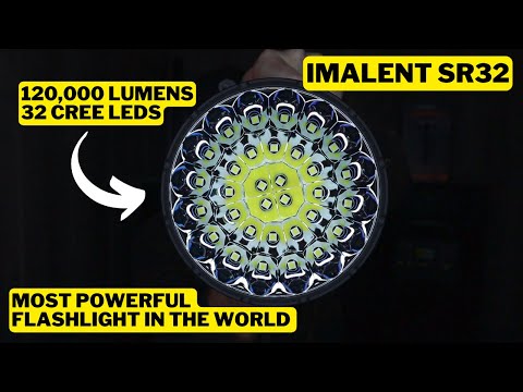 Imalent SR32 - The World&#039;s Most Powerful Flashlight