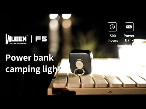 WUBEN F5 500 Lumens Multiple Color Temperature Camping Light Power Bank
