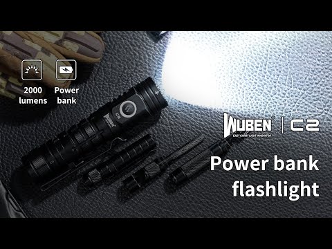 Wuben C2 2000 Lumens Flashlight For Outdoor Needs