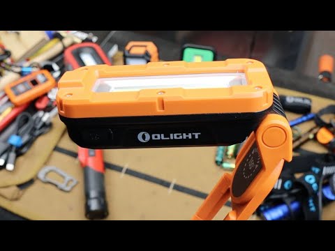 Olight Swivel Pro: 1100 Lumens, Flood, Spot, Red, Flashing red. Swivel base, magnet, tripod, clamp!
