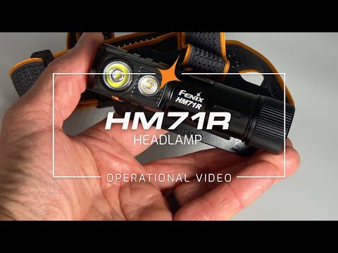 Fenix HM71R Rechargeable Headlamp Operation and Features