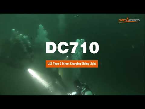 New Release!! OrcaTorch DC710 Direct Charge Scuba Dive Light Max 3,000 Lumens