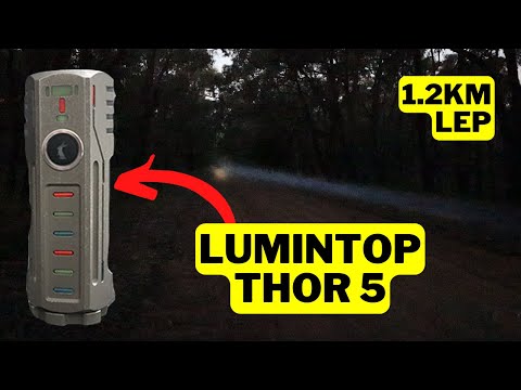 All NEW 1.2km LEP FLASHLIGHT! | Lumintop Thor 5