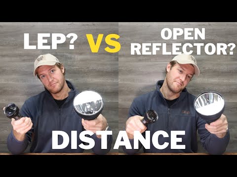 LEP vs OPEN REFLECTOR for DISTANCE