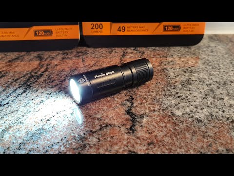 Fenix E02R rechargeable keychain flashlight