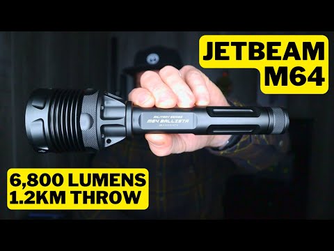JETBeam M64 Search Light – 6800 Lumens, 1200 Metres