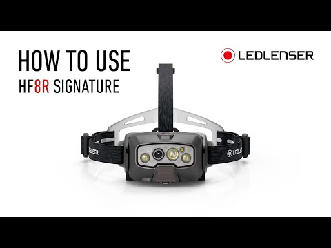HOW TO USE Ledlenser HF8R Signature | English