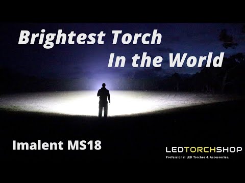 100,000 LUMENS! The World&#039;s BRIGHTEST Flashlight | Imalent MS18