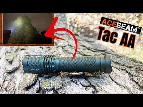 AA-sized searchlight?! ACEBEAM Tac AA [OD Green / 6500K Cool White CCT]