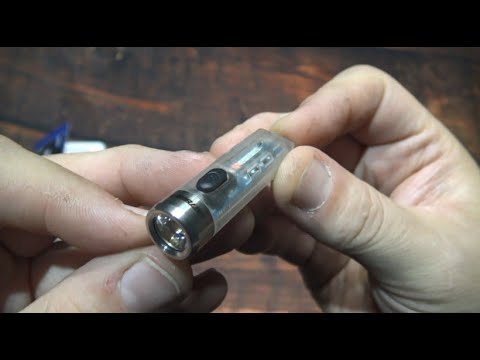 JetBeam Mini SC Key Chain Flashlight Review! (Multi Color LEDs)