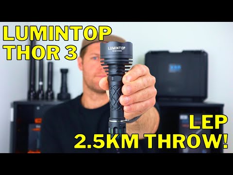 THIS Torch Throws 2.5KM DISTANCE!! | Lumintop Thor 3