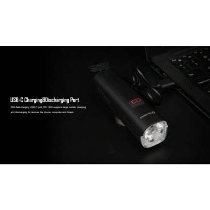 Olight RN1500 Rechargeable GoPro Compatible 1500 Lumen Bike/Helmet Light - Image 10