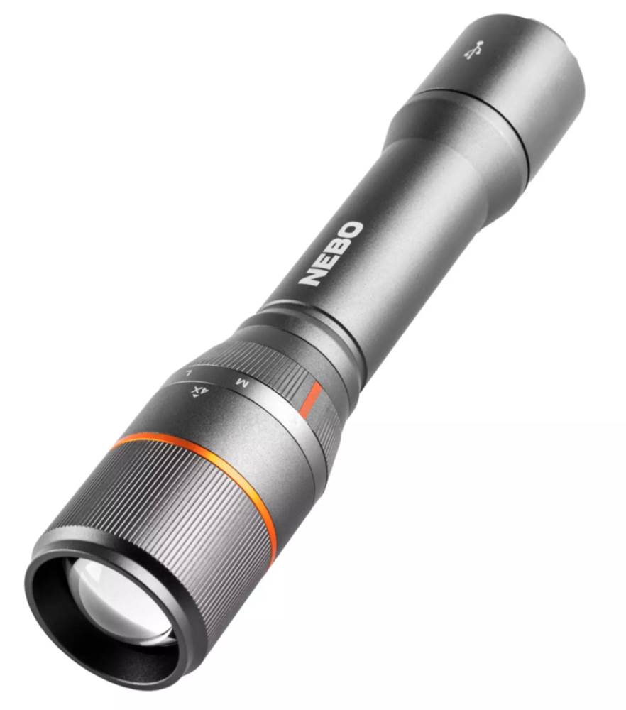 Nebo Davinci 2000L Rechargeable Flashlight with Power Bank (2000 Lumen)