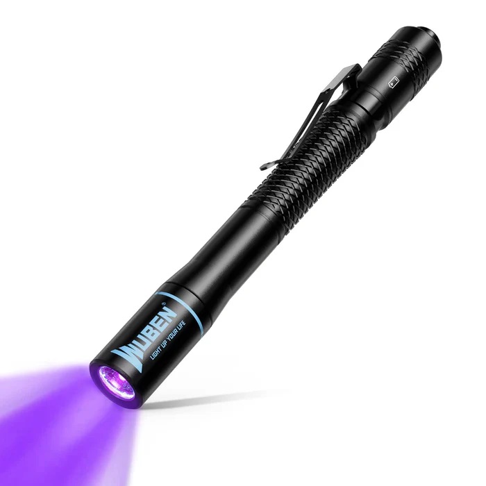 Wuben E19 UV (365nm) Penlight - 2AA (Black)