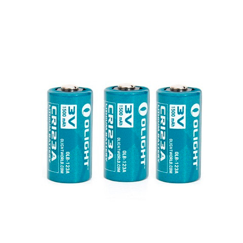 Olight CR123A 1600mAh Lithium Non-Rechargeable Single Battery