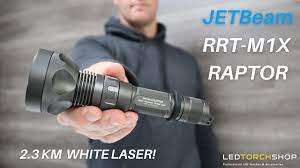 JETBeam RRT-M1X 2300 Metres White Laser Flashlight