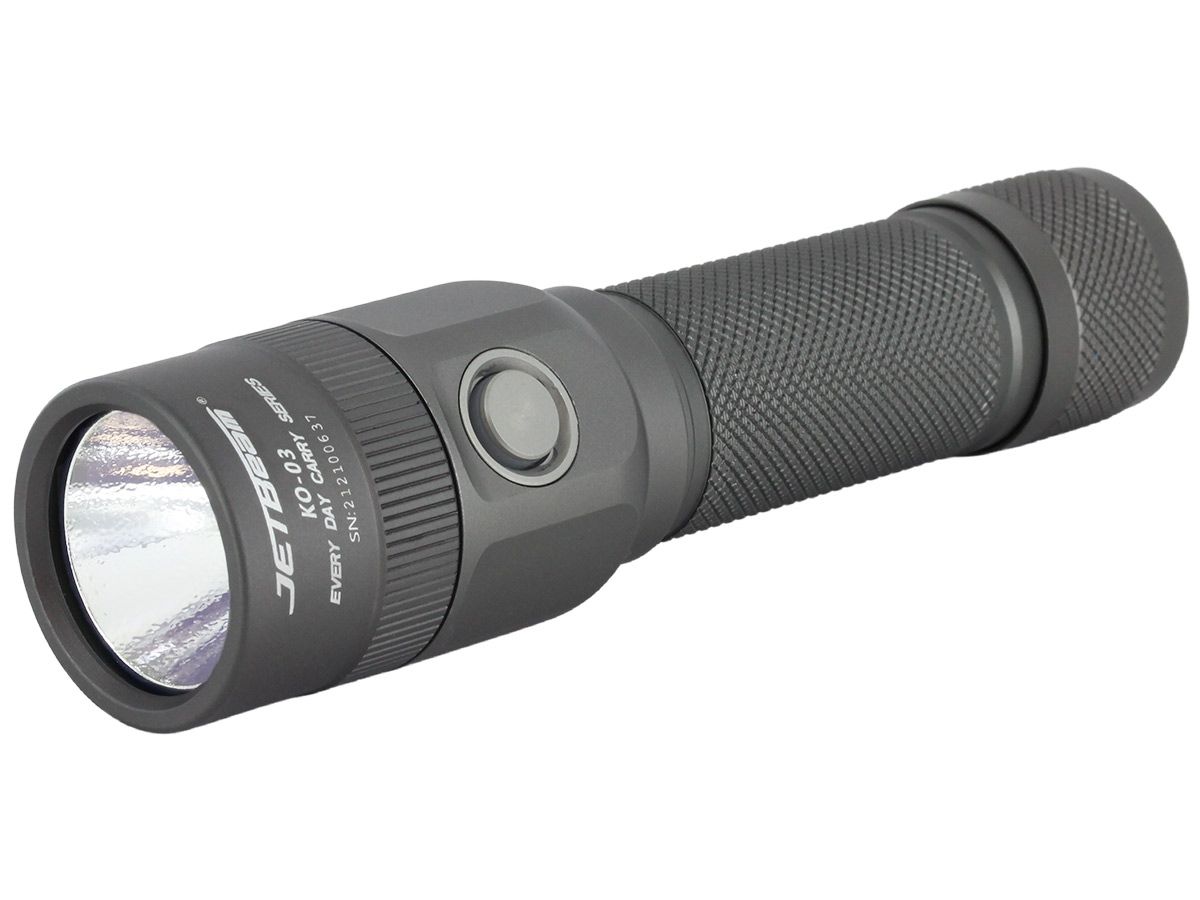 JETBeam KO-03 Rechargeable 2400 Lumen Flashlight - 326 Metres