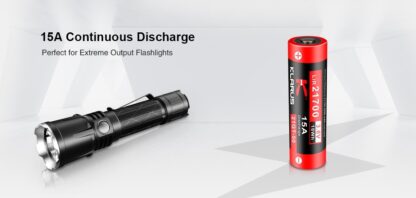 Klarus 21700 Rechargeable 5000mAh 3.6V Li-ion Battery, 21GT-50 - Image 9