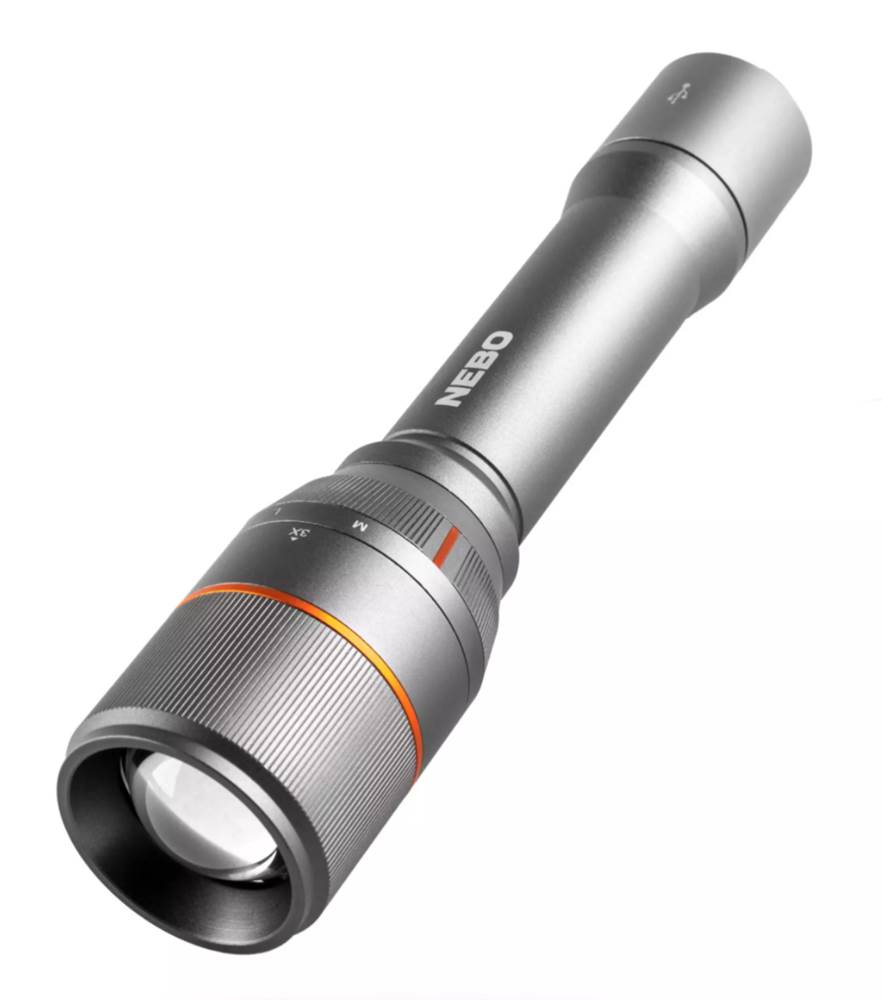 Nebo Davinci 3500L Rechargeable Flashlight with Power Bank (3500 Lumen)