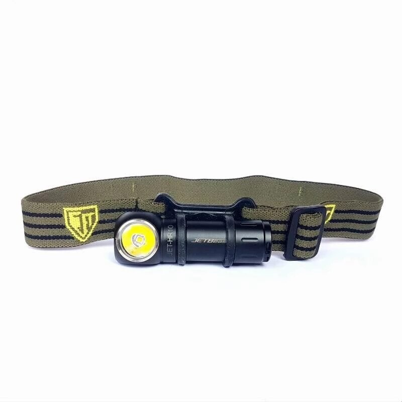 JETBeam HR10 Rechargeable 700 Lumen Headlamp/Right Angle Torch - 700 Lumens, 150 Metres