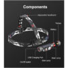 Klarus HL1 Rechargeable Red and White LED 1200 Lumen Headlamp - 125 Metres - Image 13
