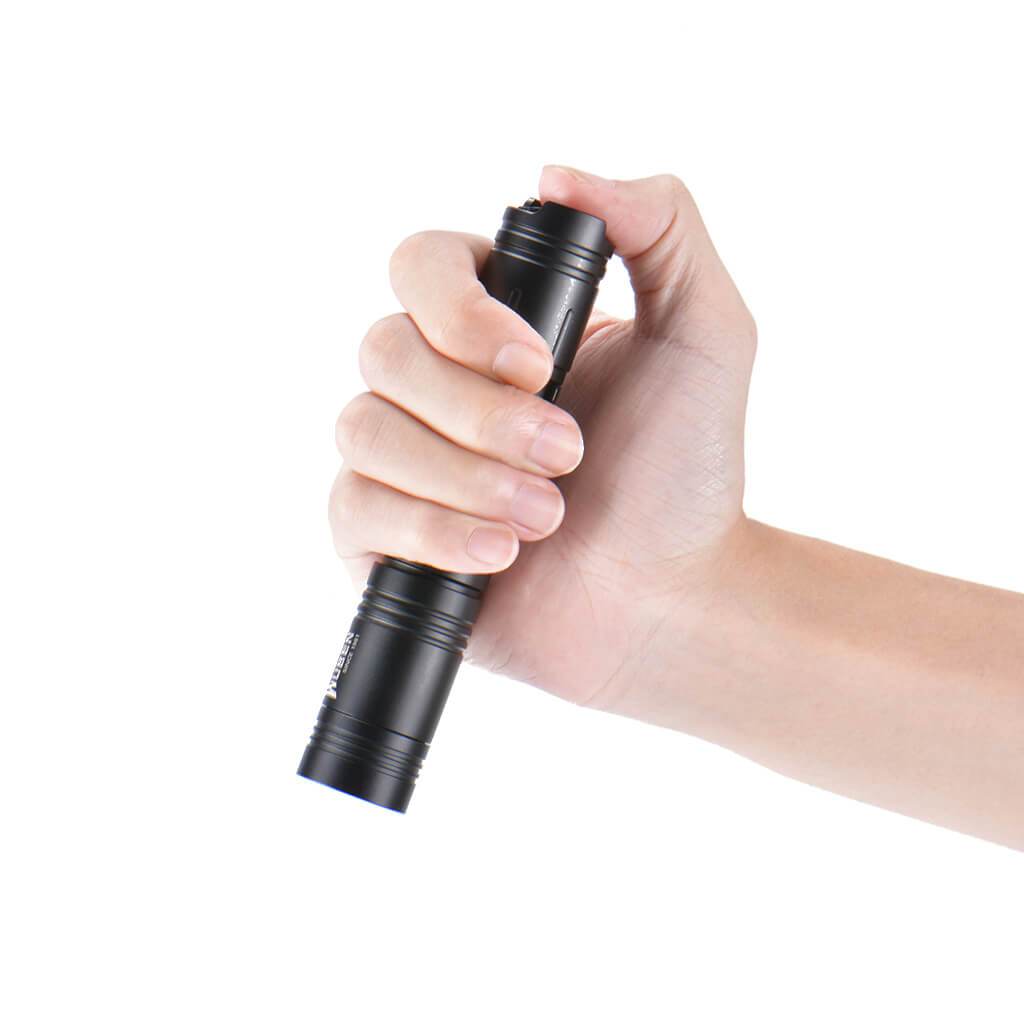 Wuben L50 1200 Lumens Micro-USB Rechargeable Compact Pocket Flashlight