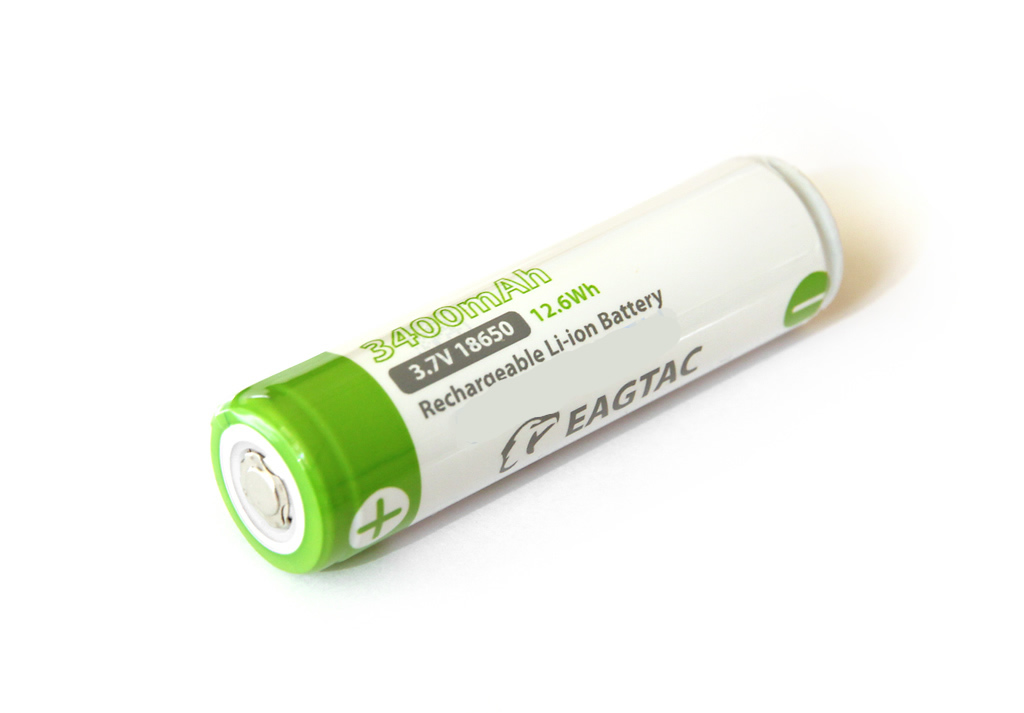 Eagtac 18650 Rechargeable 3400mAh Battery
