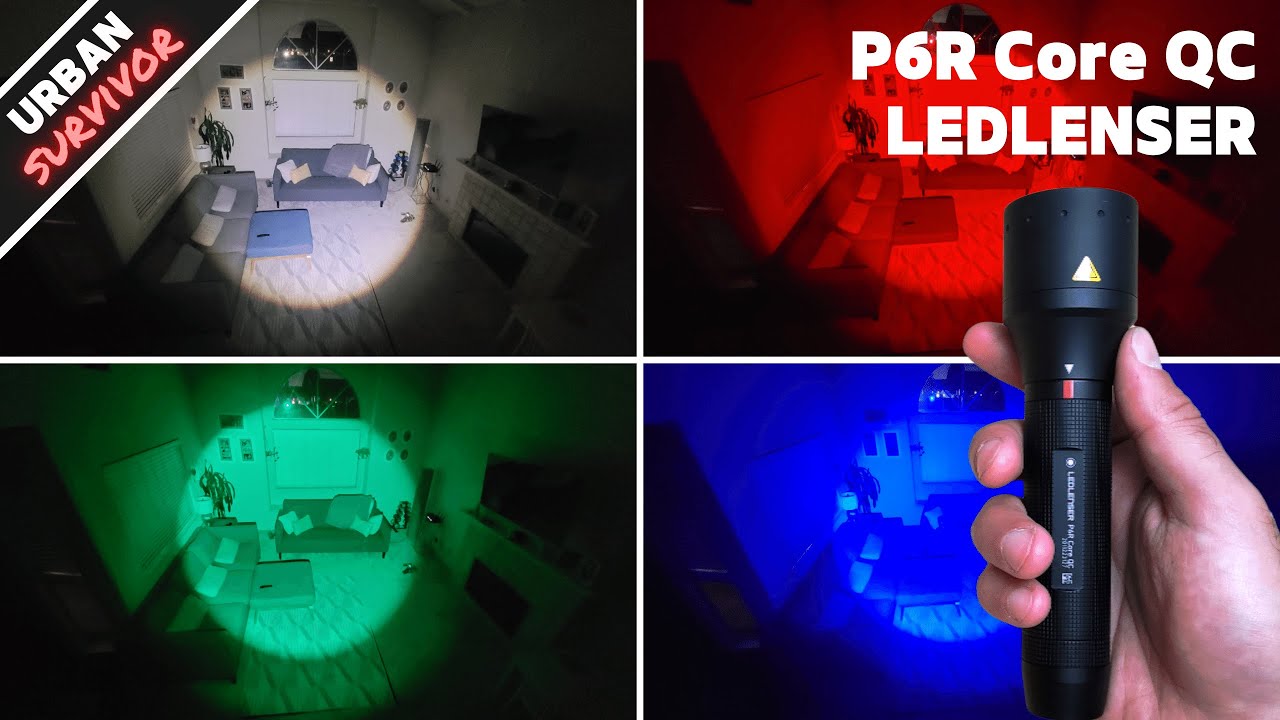 Ledlenser P6R Core QC Rechargeable Multicolour Torch