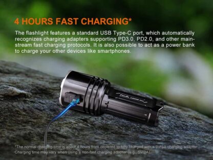 Fenix LR35R PRO Compact USB-C Rechargeable Searchlight - 10,000 Lumens, 500 Metres - Image 12