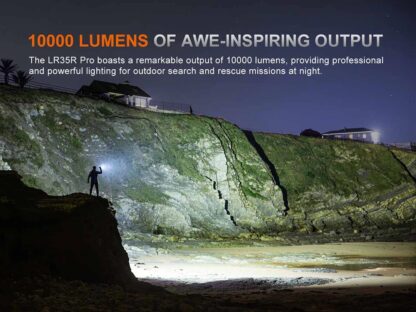 Fenix LR35R PRO Compact USB-C Rechargeable Searchlight - 10,000 Lumens, 500 Metres - Image 4