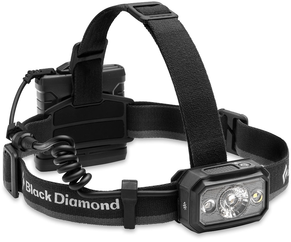 Black Diamond ICON 700 Red/Green/Blue/White LED Headlamp - 700 Lumens - 4AA