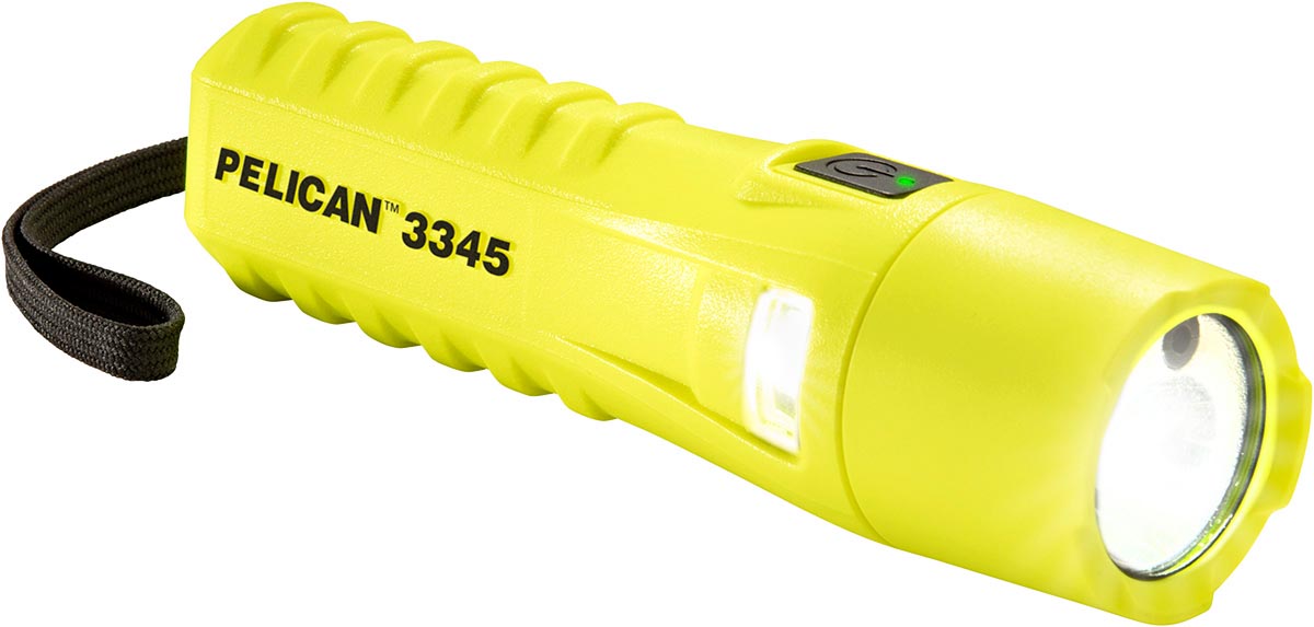 Pelican 3345 LED 280 Lumens Dual Beam Safety Certified Flashlight -  3AAA