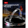 Klarus HL1 Rechargeable Red and White LED 1200 Lumen Headlamp - 125 Metres - Image 3
