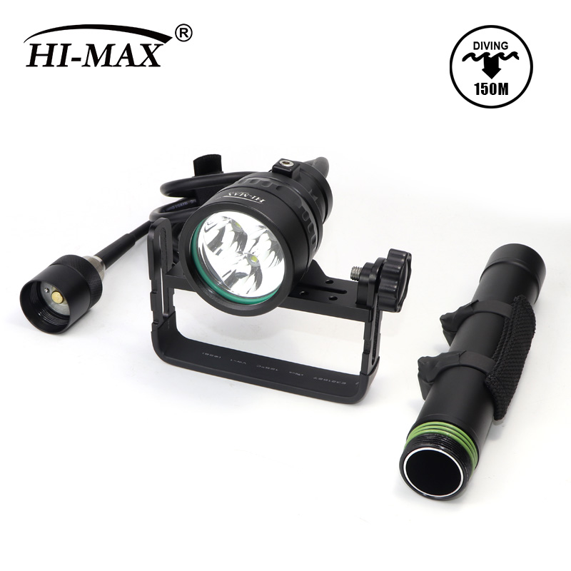 HI-MAX H01 3500 Lumens Slim Canister Diving Light