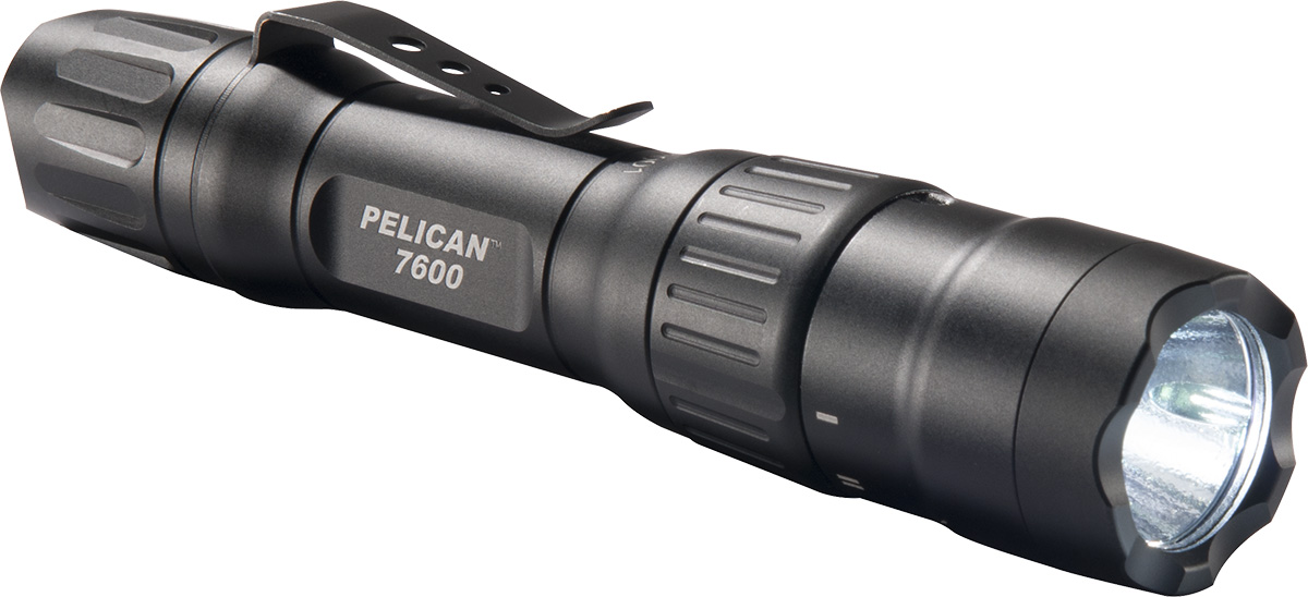 Pelican 7600 Rechargeable 900 Lumen White/Red/Green LED Tactical Torch