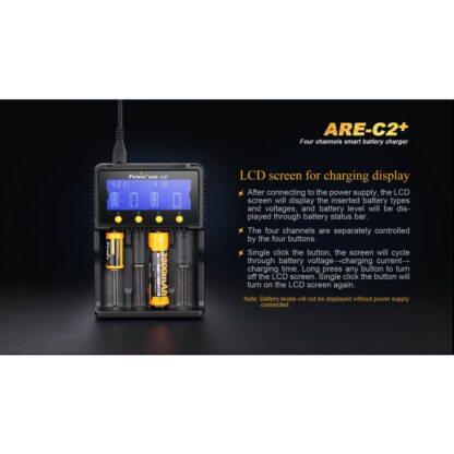 Fenix ARE-C2+ 4-Channel Battery Charger - Image 3