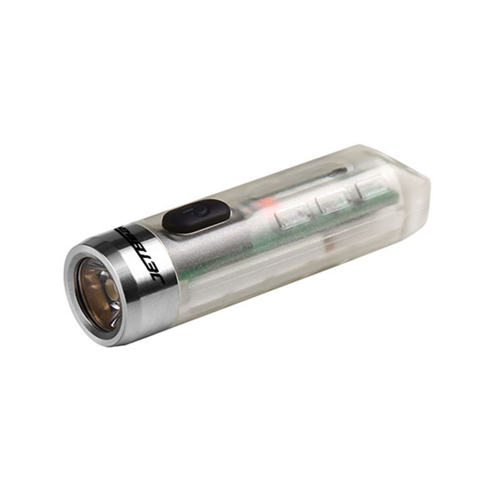 JETBeam MINI-ONE SC Rechargeable 400 Lumen Keychain Light with 365nm UV Light + RBG