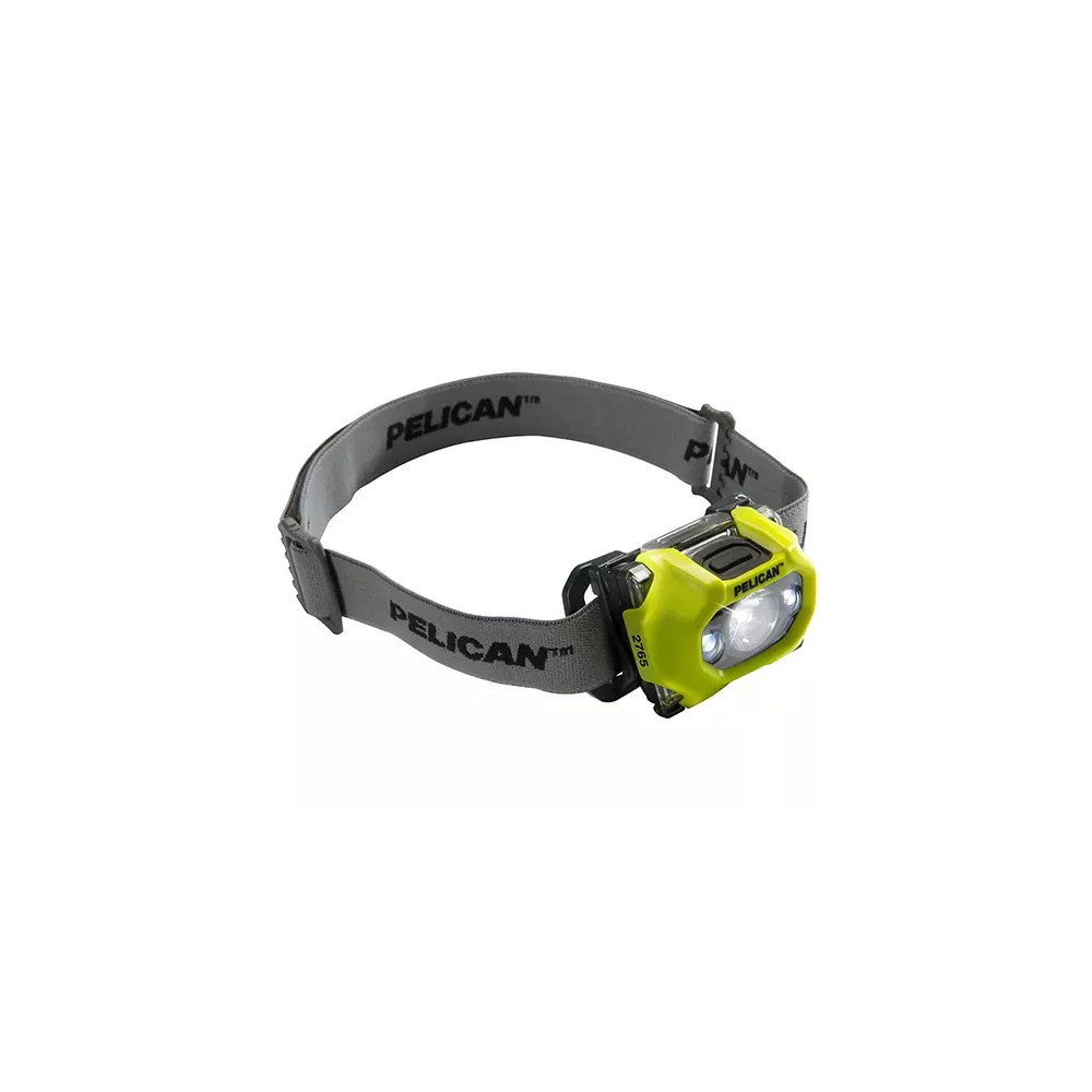 Pelican 2765 LED Intrinsically Safe Headlamp -155 Lumens, 3AAA (Yellow)