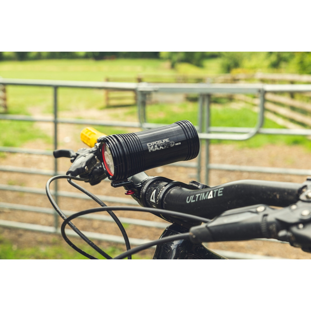 Exposure Lights Maxx-D Mk14 Rechargeable 4400 Lumen Bicycle Light, Gun Metal Black