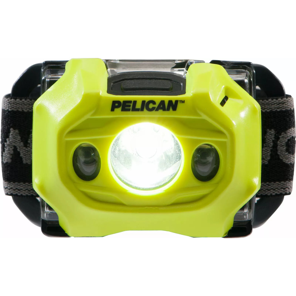 Pelican 2765 LED Intrinsically Safe Headlamp -155 Lumens, 3AAA (Yellow)