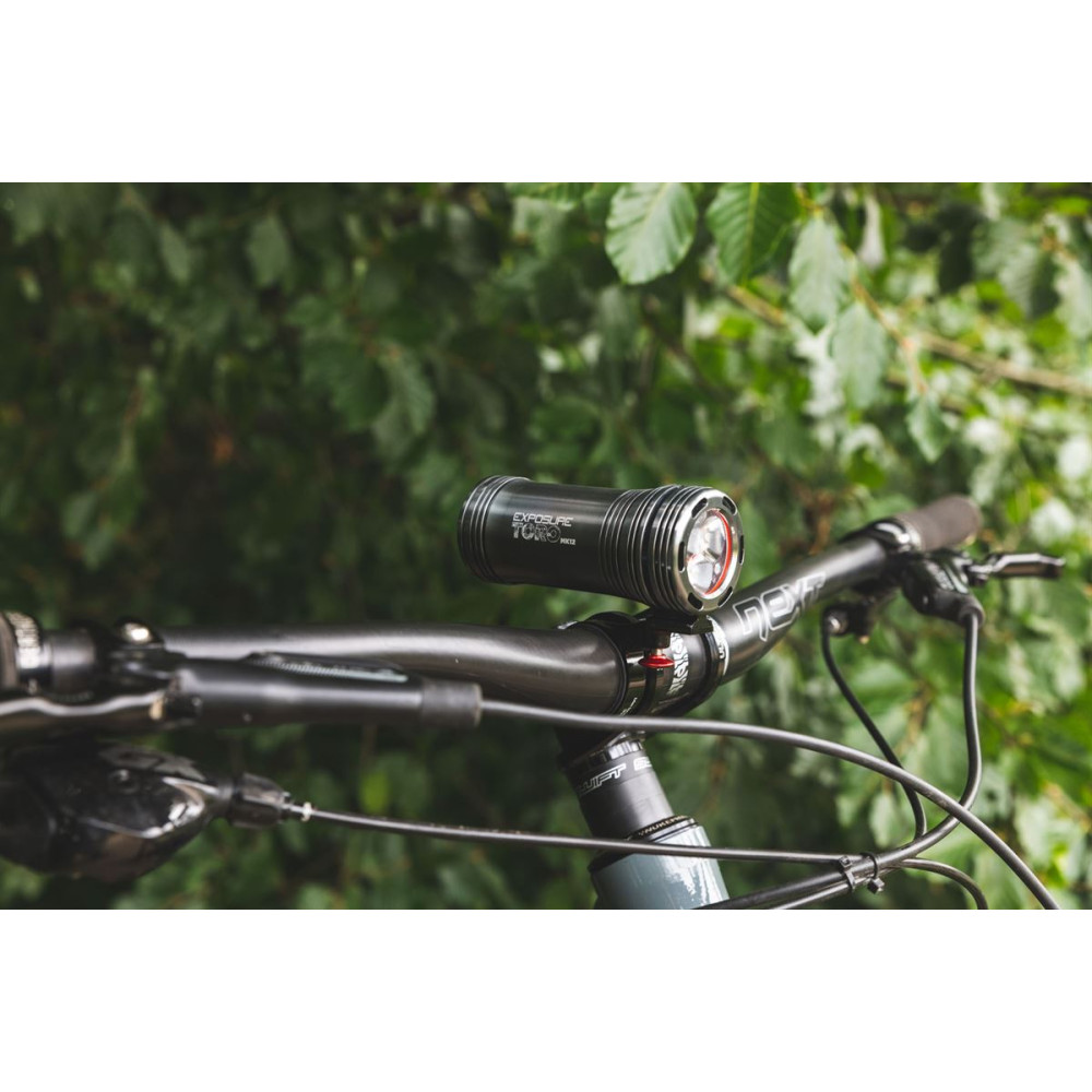 Exposure Lights Toro Mk13 Rechargeable 3400 Lumen Bicycle Light, Gun Metal Black