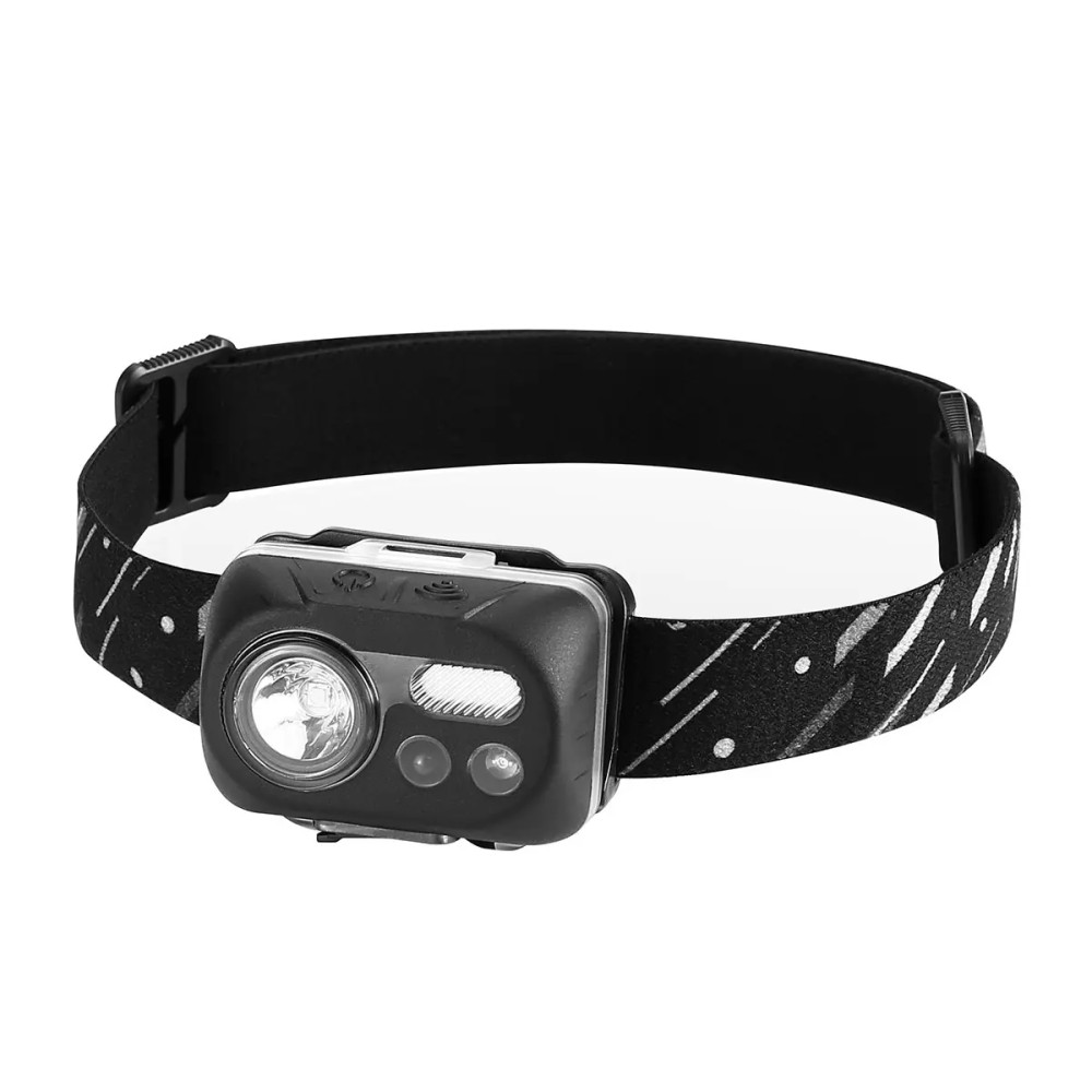 JETBeam HP30 Rechargeable 200 Lumen Headlamp with Smart Sensor and Red Light - 80 Metres