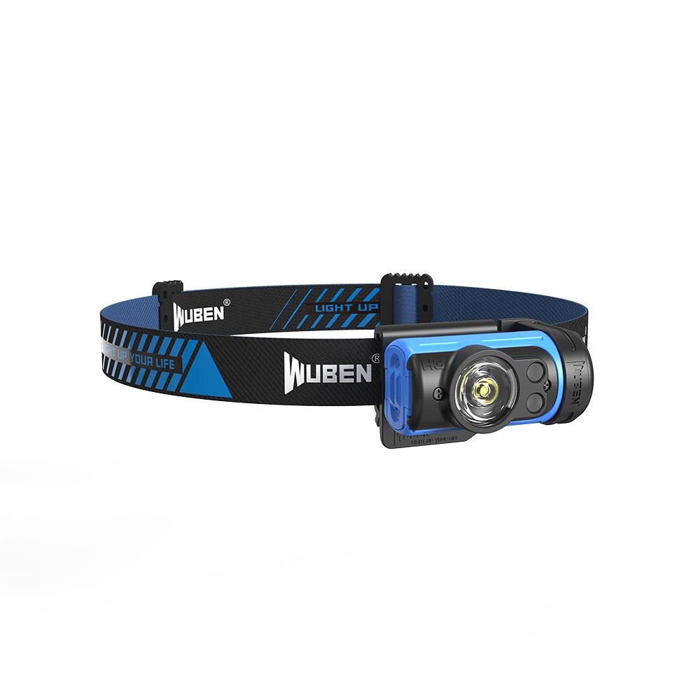 Wuben H3 Ultralight Rotatable Headlamp with Clip (2AAA)