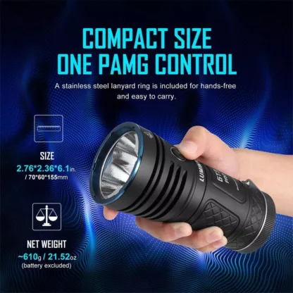 Lumintop GT3 Pro Rechargeable 27,000 Lumen Flashlight - 707 Metres - Image 7