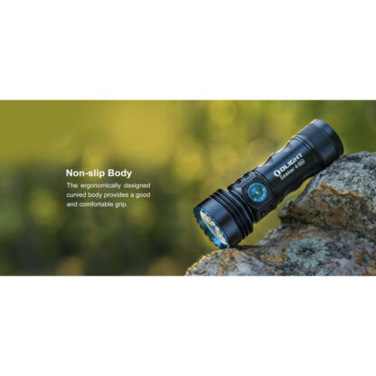 Olight Seeker 4 Mini Rechargeable Torch with 1200 Lumen Cool White Light and 365nm UV Light (Black) - Image 10