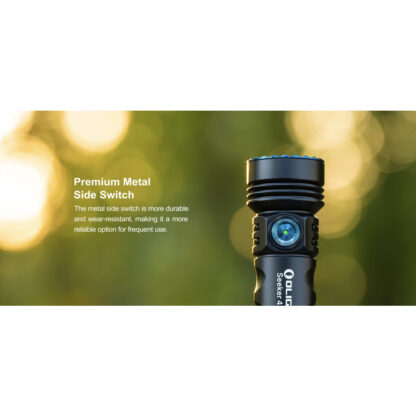 Olight Seeker 4 Mini Rechargeable Torch with 1200 Lumen Cool White Light and 365nm UV Light (Black) - Image 12