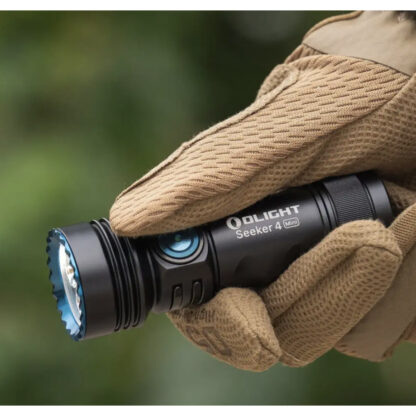 Olight Seeker 4 Mini Rechargeable Torch with 1200 Lumen Cool White Light and 365nm UV Light (Black) - Image 14