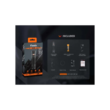 Fenix E35R Rechargeable 3100 Lumen Pocket Torch - 260 Metres - Image 15