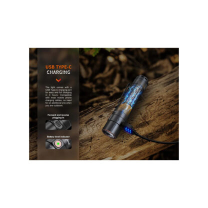 Fenix E35R Rechargeable 3100 Lumen Pocket Torch - 260 Metres - Image 9