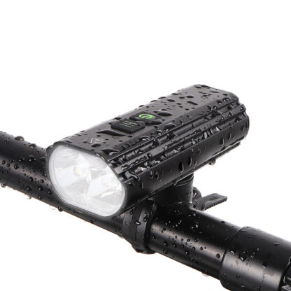 Hi-Max Rechargeable 1800 Lumen Bicycle Headlight and Bonus Tail Light - Image 9